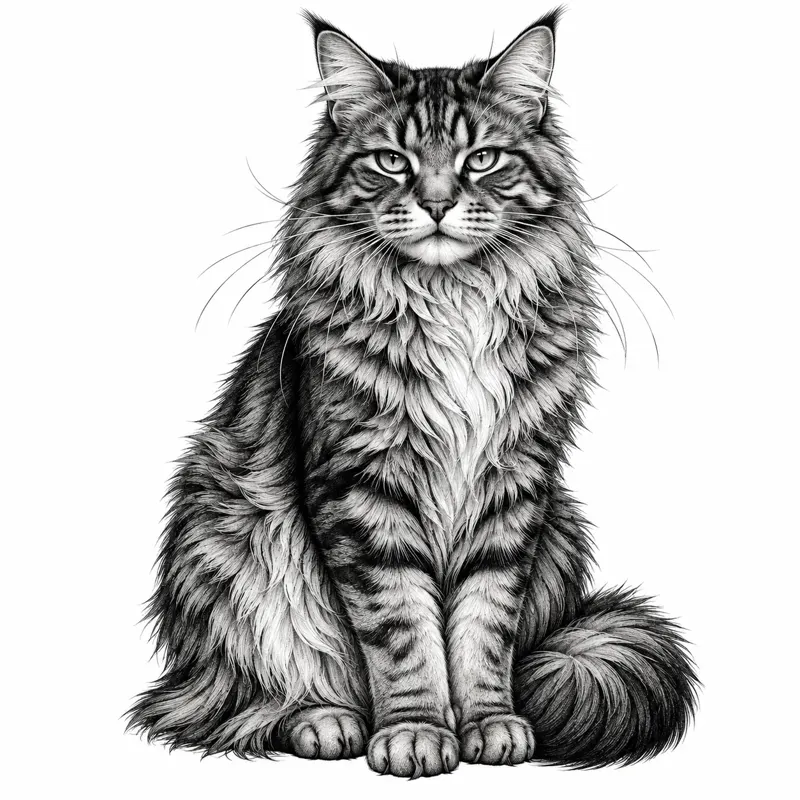 Cat tattoo design concept, fine line, illustrative, suited to wrist, forearm, ankle